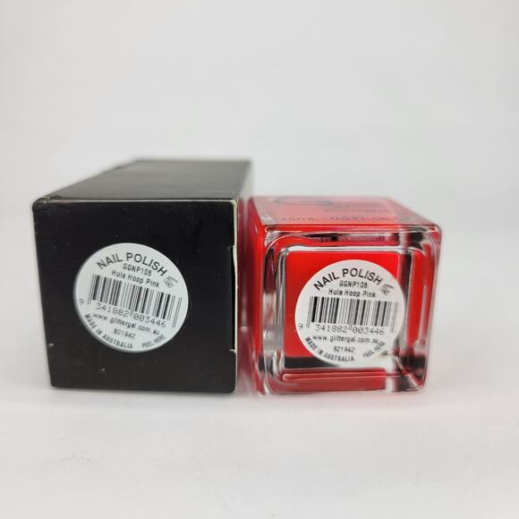 Glitter Gal "Hula Hoop Pink" Neon Nail Polish Enamel Australia Indie NEW Pink - Picture 5 of 6